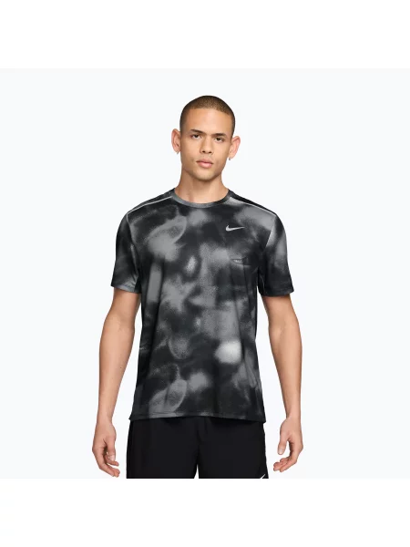 Tricou de alergare pentru bărbați Nike Miler black negru