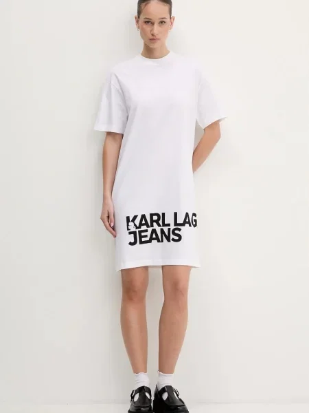 Сукня Karl Lagerfeld Jeans mini пряма білий
