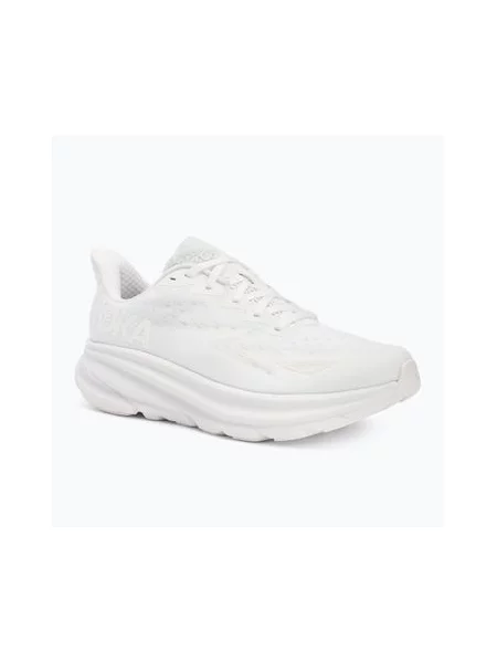 Широкие кроссовки для бега Hoka белые