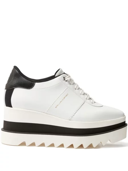 Sneakerși Stella Mccartney cu platformă alb