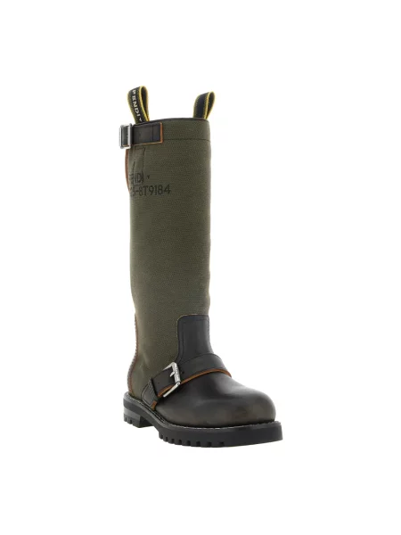 Kozaki Fendi zielone