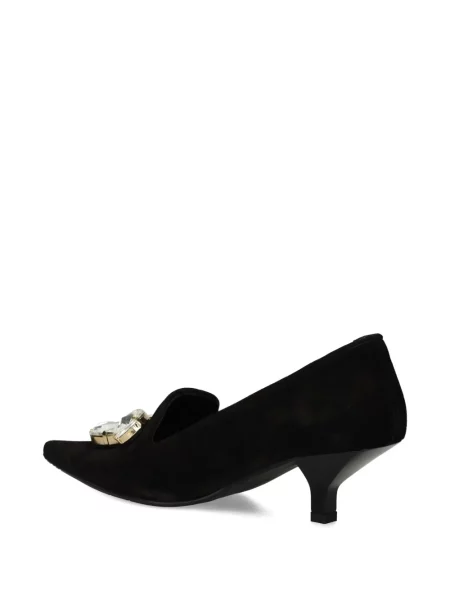 Pantofi cu toc Ras de cristal negru