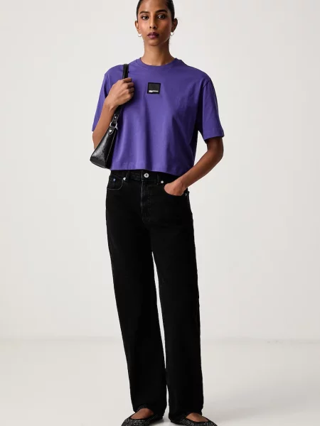 Karl Lagerfeld Jeans tricou de damă din violet