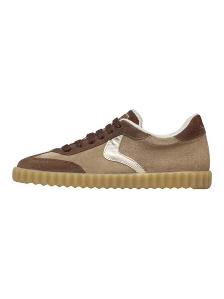 Sneakersy Voile Blanche zamszowe brązowe
