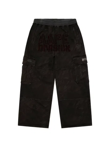 Παντελόνι cargo Aape By *a Bathing Ape® με σχέδιο παραλλαγής μαύρο