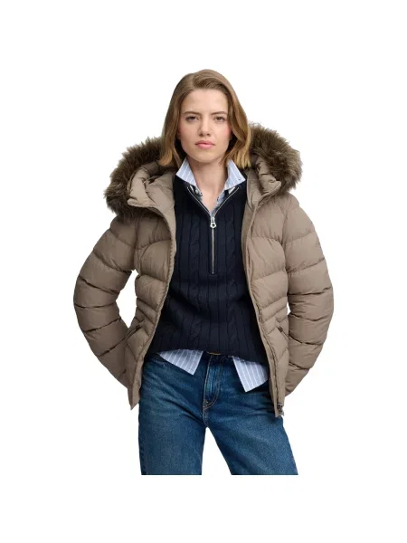 Sako Superdry hnedá