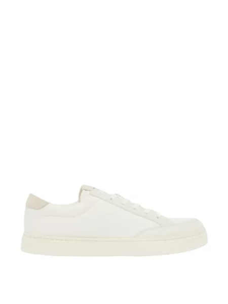 Sneakersy Emporio Armani skórzane białe