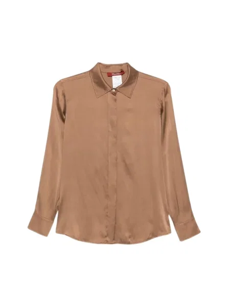 Koszula Max Mara brązowa
