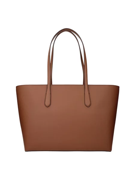 Shopperka Michael Kors skórzana brązowa