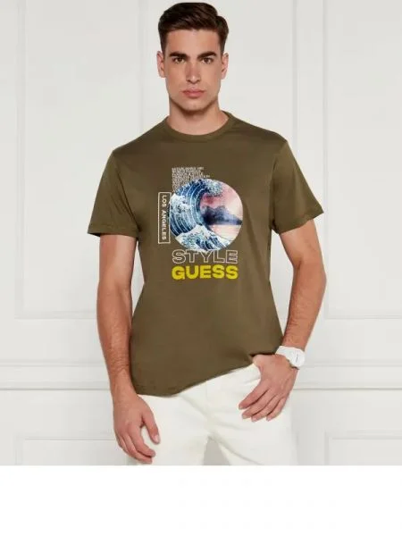 GUESS Tricou kaki