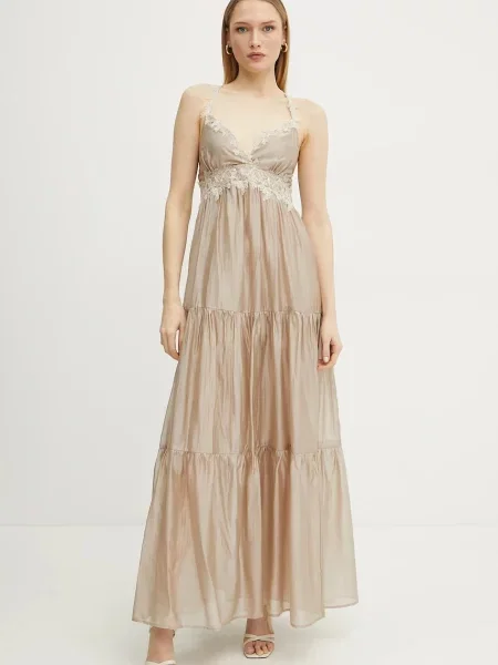 Ermanno Scervino rochie maxi evazati bej