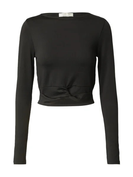Tricou cu mânecă lungă Guido Maria Kretschmer Women scurt negru