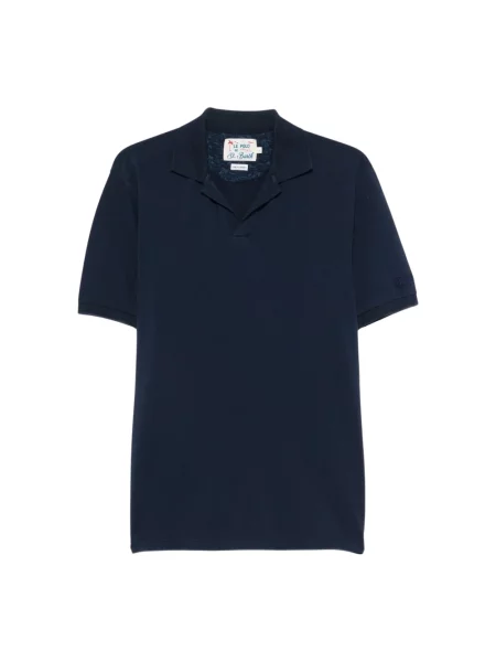 Koszulka polo Mc2 Saint Barth niebieska