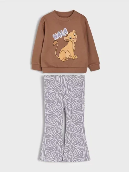 Sinsay Souprava mikiny a legín Lion King fialová