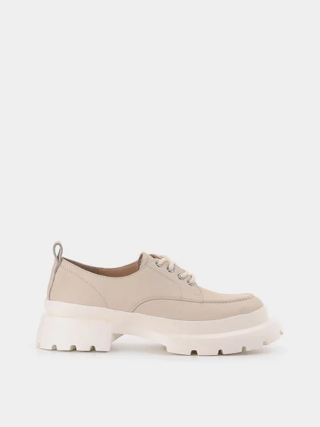 LeBERDES Броги Шкіра бежевий