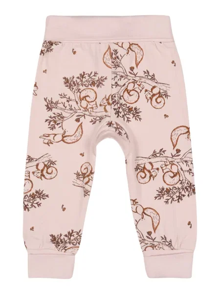 Fixoni Pantaloni maro / maro caramel roz