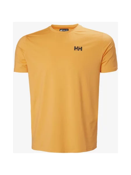 Koszulka z krótkim rękawem Helly Hansen HP Ocean żółto pomarańczowa S żółta