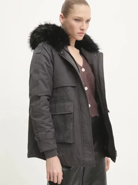 Answear Lab kurtka przejściowa szary