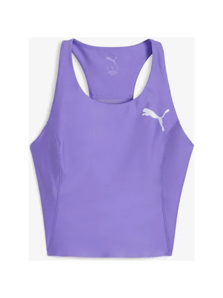 Koszulka Puma Raceday Ultraform Crop Lila L biały