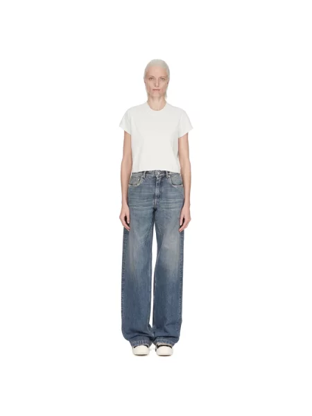 Jeansy Rick Owens niebieskie