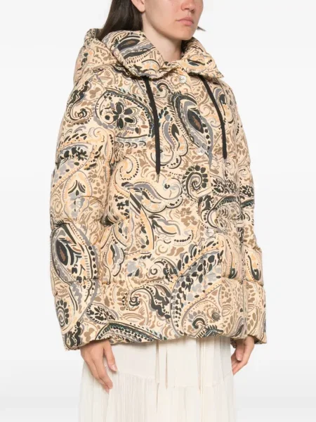 Geacă Etro cu glugă cu imagine cu model paisley