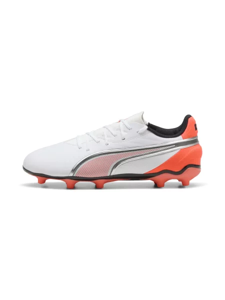 PUMA Młodzieżowe buty piłkarskie KING Match FG/AG Buty 29 biały