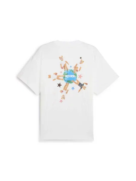 Футболка PUMA Spicy Dylan Tee комбінований верх білий