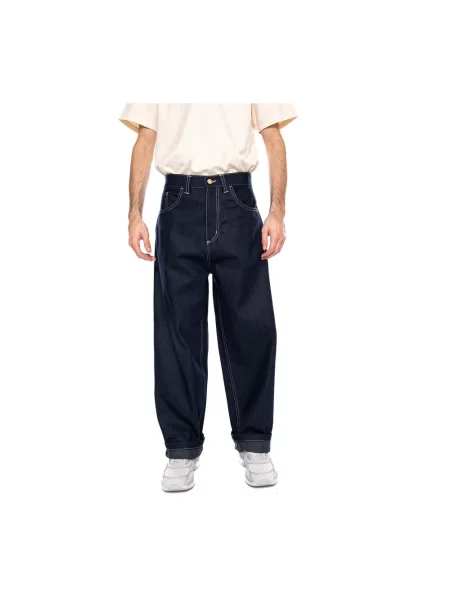 Jeansy Carhartt Wip niebieskie