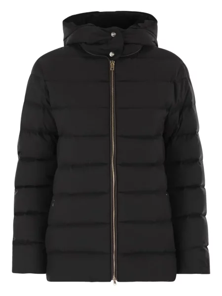 Geacă cu puf Herno cu glugă negru