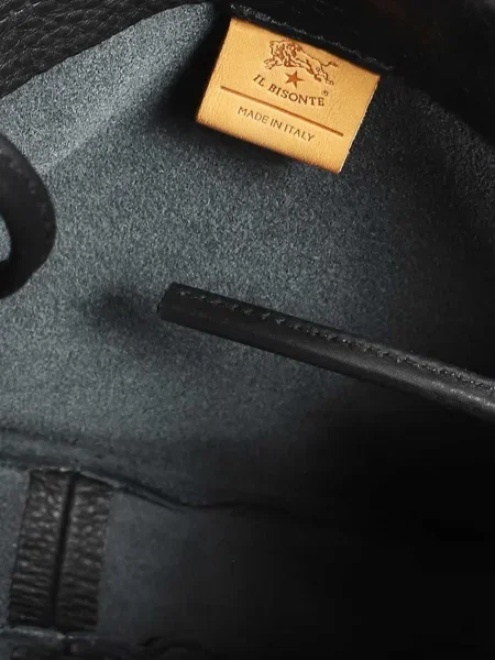Body Il Bisonte din piele negru