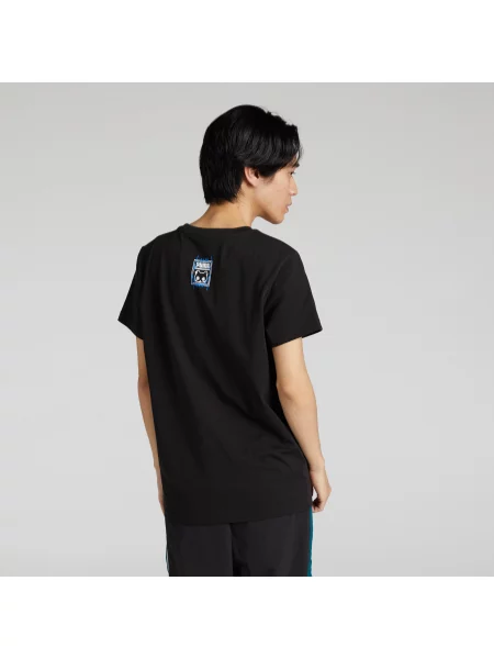 Koszulka unisex NEKOSAN x HOOPS DYLAN Graphic z krótkim rękawem czarna