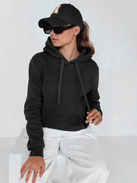 Bluza BASIC z kapturem czarna
