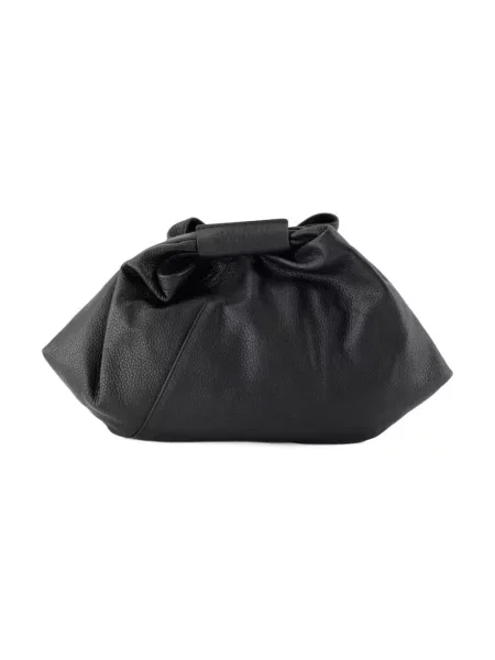 Maison Margiela torebka skórzana Japanese Draped Mini czarny