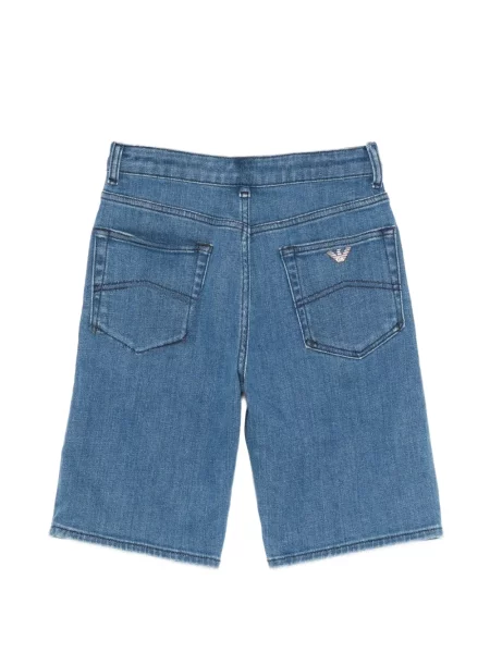 Gyerek farmer rövidnadrág Emporio Armani kék