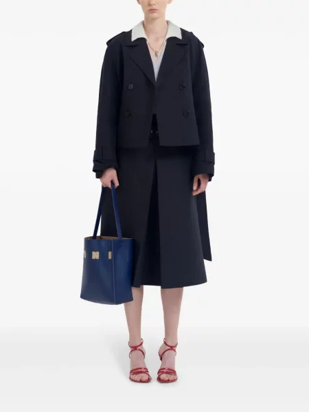 Geantă shopper Marni albastru