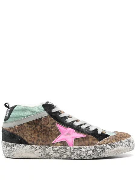 Sneakerși Golden Goose Mid Star auriu