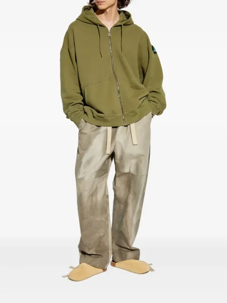 Hanorac cu glugă Adidas verde