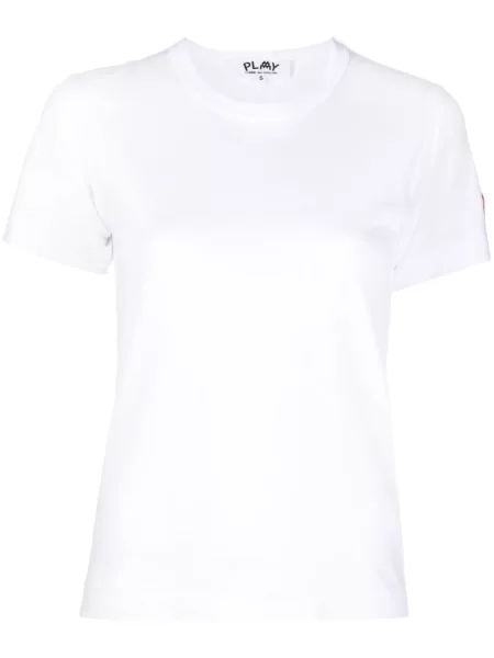 Tricou Comme Des Garcons Play alb