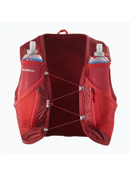 Salomon Active Skin 12 Комплект жилетка за бягане далия/високорискова червена