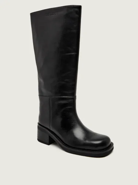 Patrizia Pepe De piele cizme de echitație negru