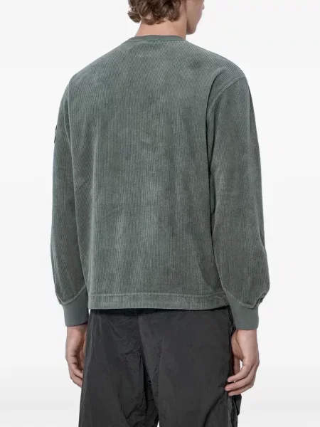 Φούτερ Stone Island κοτλέ πέτρες γκρι