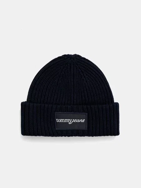 Tommy Jeans căciulă din bleumarin alb