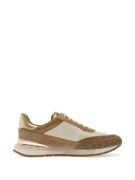 Sneakerși Michael Kors cu imagine maro