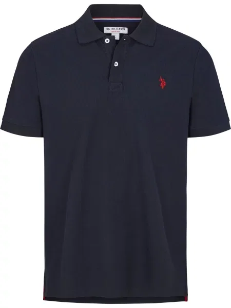 U.S. POLO ASSN. Cămașă UMALFRED albastru închis / cireș roșu
