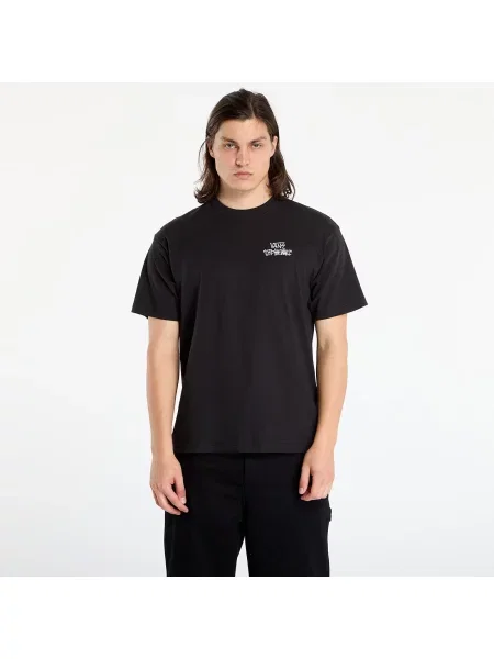 Vans tricou din cu imprimeu negru