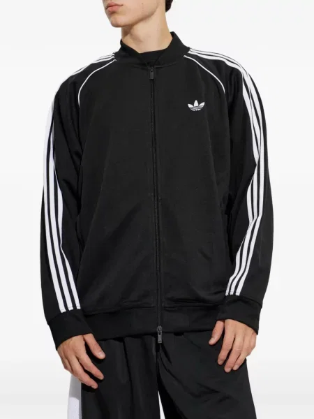Hanorac Adidas cu broderie negru