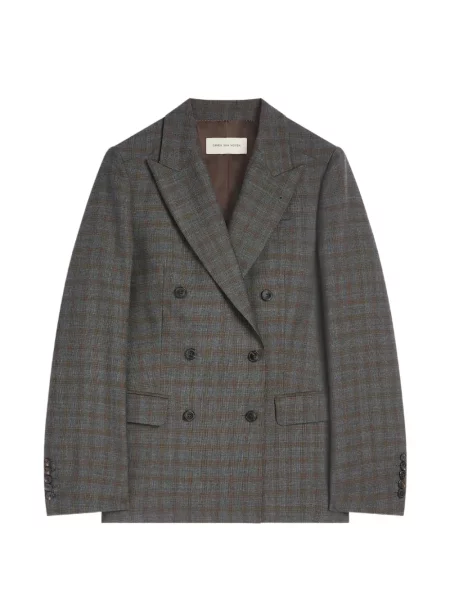 Sacou Dries Van Noten de lână gri