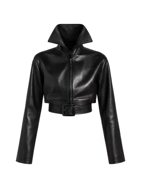 Decupat geacă Balenciaga negru