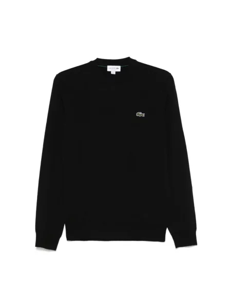 Bluza Lacoste wełniana czarna