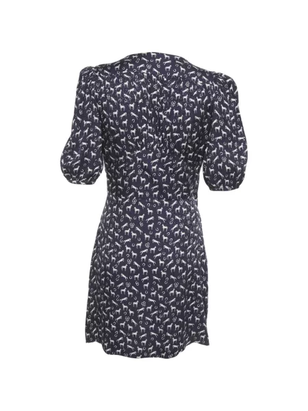 Rochie midi Maje cu imagine albastru